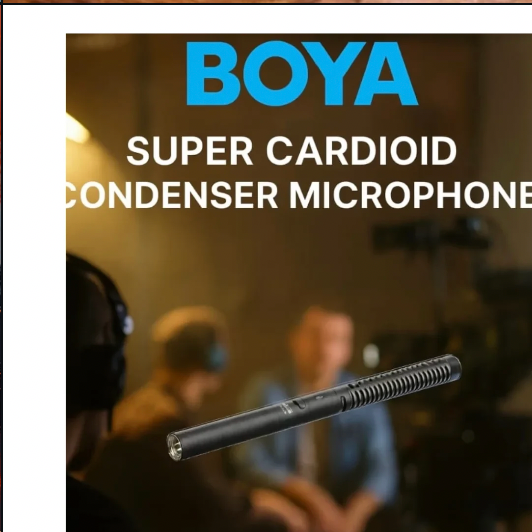 Boya Super Cardioid Condenser Mic