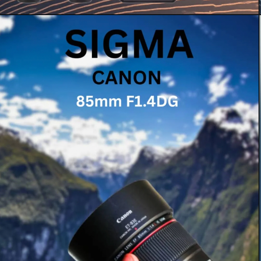 Sigma 85mm F1.4 DG (Canon)