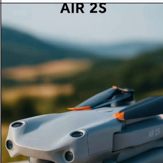 DJI Air 2S — compact drone with 1-inch sensor, in stock.