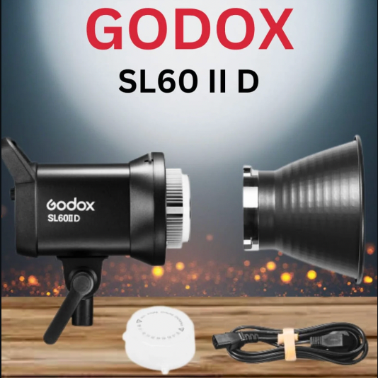 Godox SL60II D — powerful LED studio light, ready to ship.